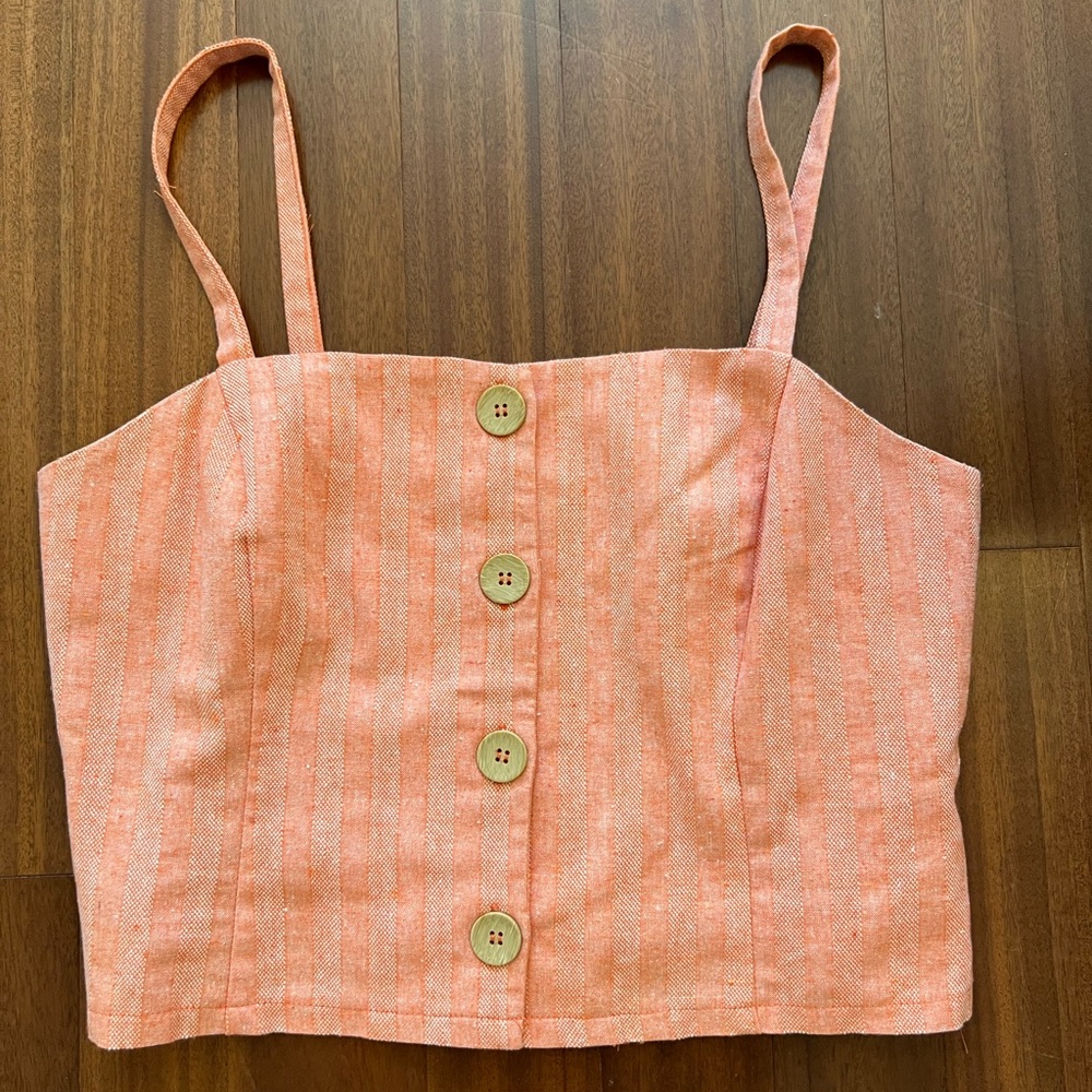 Orange Crop Top